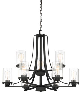 Jedrek 9 Light Chandelier (21|93389-BK)