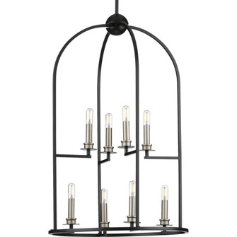 Seneca Collection Eight-Light Matte Black Farmhouse Pendant Light (149|P500122-031)