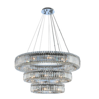 Quantum Rondelle 21 LT 3Tier Round Pendant (1252|11771-010-FR001)