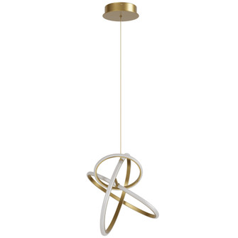 Circa 3-Ring 21''W LED Pendant in Gold (4450|HF5023-GL)