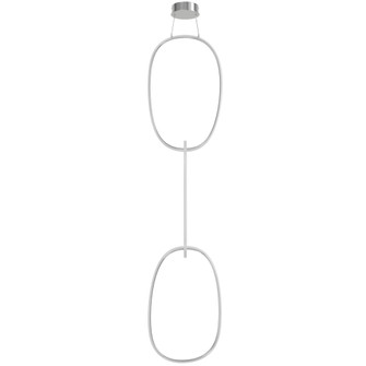 Circa 3-Ring 26''W LED Pendant in Chrome (4450|HF5026-CH)