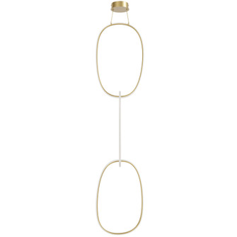 Circa 3-Ring 26''W LED Pendant in Gold (4450|HF5026-GL)