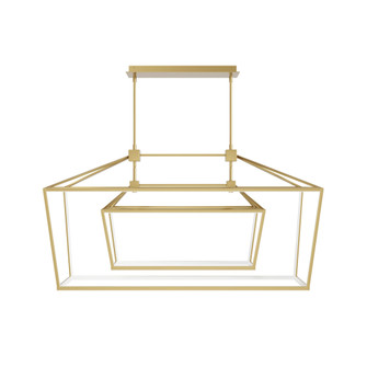 Park Ave. 54''W Double Carriage LED Pendant in Gold (4450|HF9413-GLD)