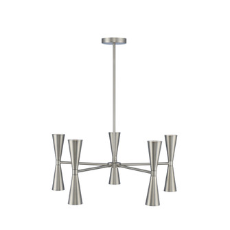 Milo 5 Arm Chandelier with 10 Lights (133|310470SN)