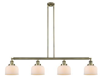 Bell - 4 Light - 53 inch - Antique Brass - Stem Hung - Adjustable Island Light (3442|214-AB-G71)