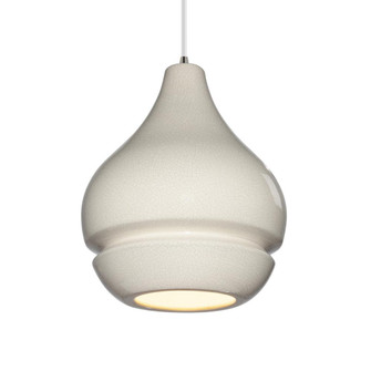 Arabesque 1-Light Pendant (254|CER-6400-CRK-NCKL-WTCD)