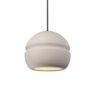 Small Sphere 1-Light Pendant (254|CER-6410-BIS-MBLK-WTCD)
