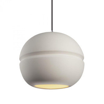 Large Sphere 1-Light Pendant (254|CER-6415-BIS-CROM-BKCD)