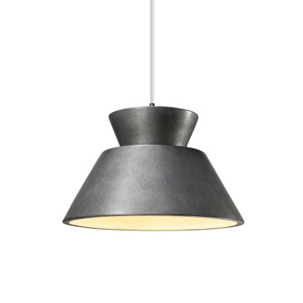 Trapezoid 1-Light Pendant (254|CER-6420-ANTS-DBRZ-WTCD)