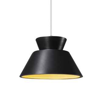 Trapezoid 1-Light Pendant (254|CER-6420-CBGD-CROM-WTCD)