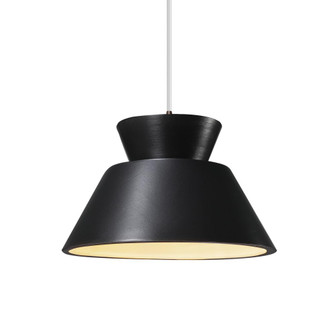 Trapezoid 1-Light Pendant (254|CER-6420-CRB-DBRZ-WTCD)
