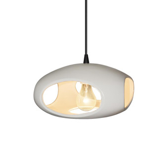 Punch 1-Light Pendant (254|CER-6440-MAT-MBLK-BKCD)