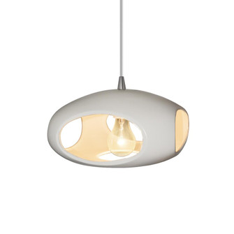 Punch 1-Light Pendant (254|CER-6440-MAT-NCKL-WTCD)