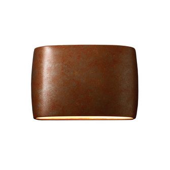 Wide ADA Large Oval Wall Sconce - Closed Top (254|CER-8898-PATR)
