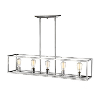 Golden Lighting Wesson 5-light Island Light in Chrome (36|2072-LP CH)