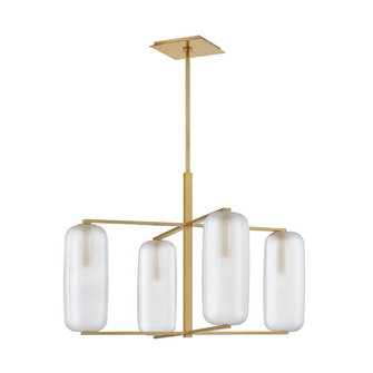 4 LIGHT CHANDELIER (57|3474-AGB)