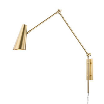 1 LIGHT WALL SCONCE W/ PLUG (57|4121-AGB)