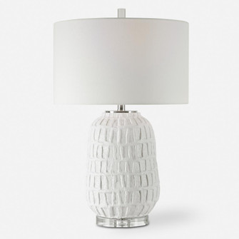 Uttermost Caelina Textured White Table Lamp (85|28283-1)