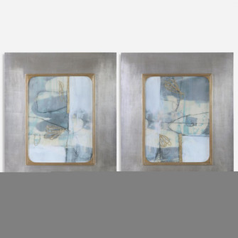 Uttermost Gilded Whimsy Abstract Prints Set/2 (85|41613)