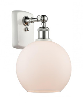 Athens - 1 Light - 8 inch - White Polished Chrome - Sconce (3442|516-1W-WPC-G121)