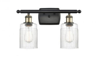 Hadley - 2 Light - 15 inch - Black Antique Brass - Bath Vanity Light (3442|516-2W-BAB-G342)