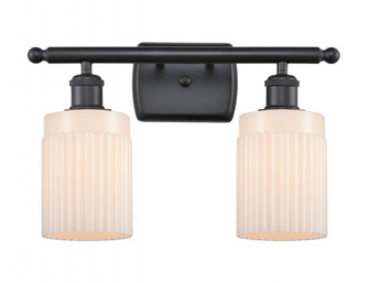 Hadley - 2 Light - 15 inch - Matte Black - Bath Vanity Light (3442|516-2W-BK-G341)