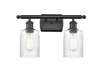 Hadley - 2 Light - 15 inch - Matte Black - Bath Vanity Light (3442|516-2W-BK-G342)
