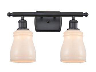 Ellery - 2 Light - 15 inch - Matte Black - Bath Vanity Light (3442|516-2W-BK-G391)