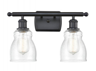 Ellery - 2 Light - 15 inch - Matte Black - Bath Vanity Light (3442|516-2W-BK-G394)