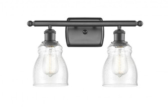 Ellery - 2 Light - 15 inch - Oil Rubbed Bronze - Bath Vanity Light (3442|516-2W-OB-G394-LED)