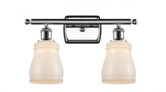 Ellery - 2 Light - 15 inch - Polished Chrome - Bath Vanity Light (3442|516-2W-PC-G391)