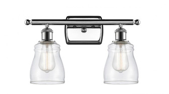 Ellery - 2 Light - 15 inch - Polished Chrome - Bath Vanity Light (3442|516-2W-PC-G392)