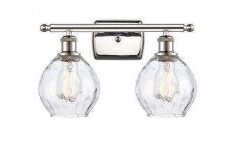 Waverly - 2 Light - 16 inch - Polished Nickel - Bath Vanity Light (3442|516-2W-PN-G362-LED)