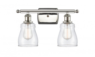 Ellery - 2 Light - 15 inch - Polished Nickel - Bath Vanity Light (3442|516-2W-PN-G392)
