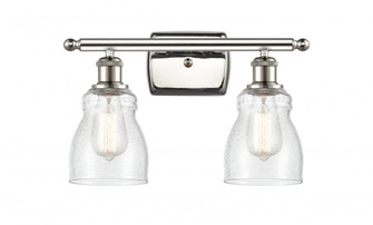Ellery - 2 Light - 15 inch - Polished Nickel - Bath Vanity Light (3442|516-2W-PN-G394-LED)