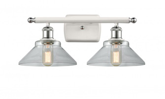 Orwell - 2 Light - 18 inch - White Polished Chrome - Bath Vanity Light (3442|516-2W-WPC-G132)