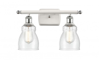Ellery - 2 Light - 15 inch - White Polished Chrome - Bath Vanity Light (3442|516-2W-WPC-G394)