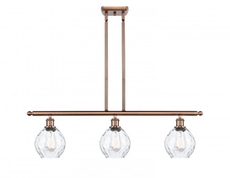 Waverly - 3 Light - 36 inch - Antique Copper - Stem hung - Island Light (3442|516-3I-AC-G362-LED)