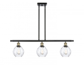 Waverly - 3 Light - 36 inch - Black Antique Brass - Stem hung - Island Light (3442|516-3I-BAB-G362-LED)