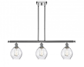 Waverly - 3 Light - 36 inch - Polished Chrome - Stem hung - Island Light (3442|516-3I-PC-G362)