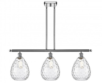 Waverly - 3 Light - 36 inch - Polished Chrome - Cord hung - Island Light (3442|516-3I-PC-G372)