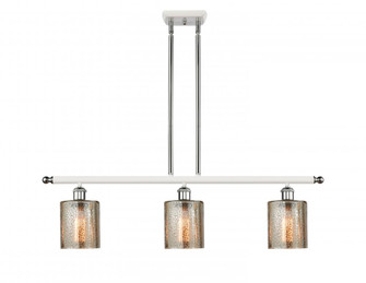 Cobbleskill - 3 Light - 36 inch - White Polished Chrome - Stem hung - Island Light (3442|516-3I-WPC-G116-LED)