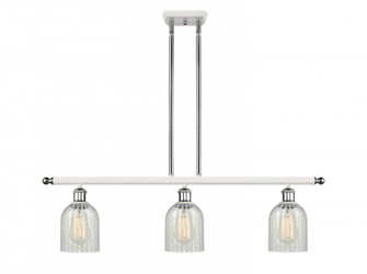 Caledonia - 3 Light - 36 inch - White Polished Chrome - Stem hung - Island Light (3442|516-3I-WPC-G2511)
