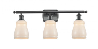 Ellery - 3 Light - 25 inch - Matte Black - Bath Vanity Light (3442|516-3W-BK-G391-LED)