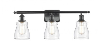 Ellery - 3 Light - 25 inch - Matte Black - Bath Vanity Light (3442|516-3W-BK-G392-LED)