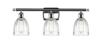 Brookfield - 3 Light - 26 inch - Polished Chrome - Bath Vanity Light (3442|516-3W-PC-G442-LED)