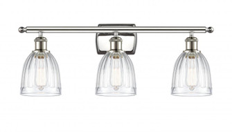Brookfield - 3 Light - 26 inch - Polished Nickel - Bath Vanity Light (3442|516-3W-PN-G442-LED)