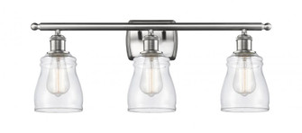Ellery - 3 Light - 25 inch - Brushed Satin Nickel - Bath Vanity Light (3442|516-3W-SN-G394-LED)