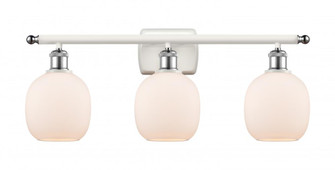 Belfast - 3 Light - 26 inch - White Polished Chrome - Bath Vanity Light (3442|516-3W-WPC-G101-LED)