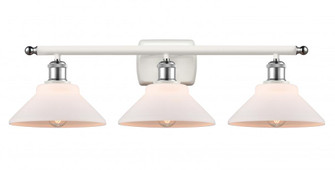 Orwell - 3 Light - 28 inch - White Polished Chrome - Bath Vanity Light (3442|516-3W-WPC-G131)